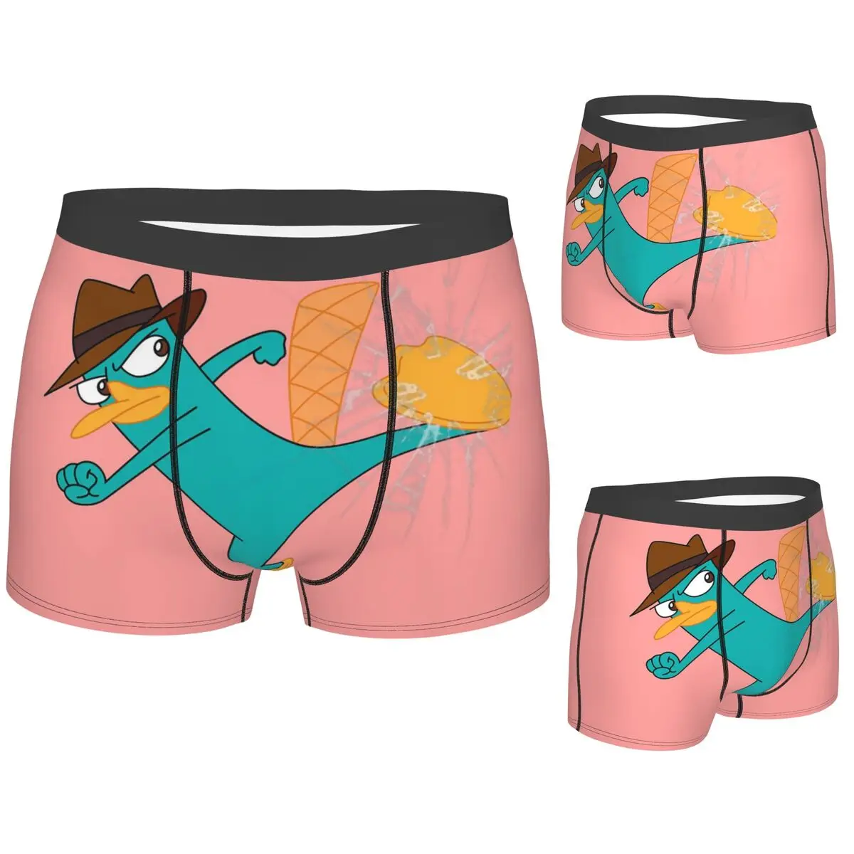 Boxer Underpants Shorts Perry The Platypus Cartoon Panties Men's Breathable Underwear for Homme Man Boyfriend Gifts
Boxer Underpants Shorts Perry The Platypus Cartoon Panties Men's Breathable Underwear for Homme Man Boyfriend Gifts
