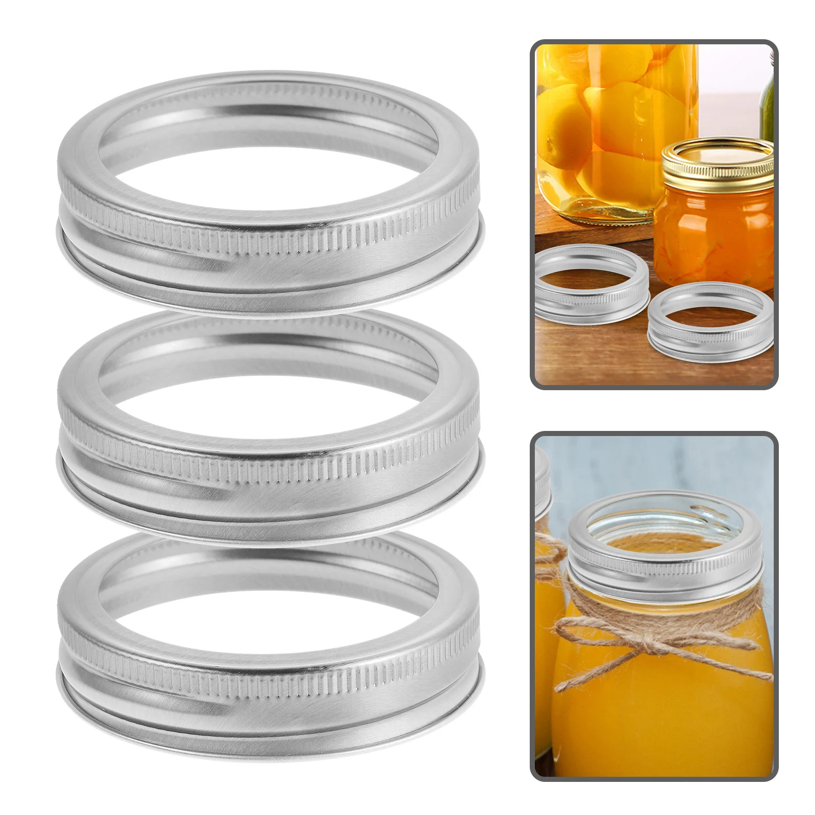 24pcs Mason Jar Lids Tinplate Wide Mouth Canning Rings For Food Storage Jam Making Diy Craft Reusable Preserving Kitchen
24pcs Mason Jar Lids Tinplate Wide Mouth Canning Rings For Food Storage Jam Making Diy Craft Reusable Preserving Kitchen