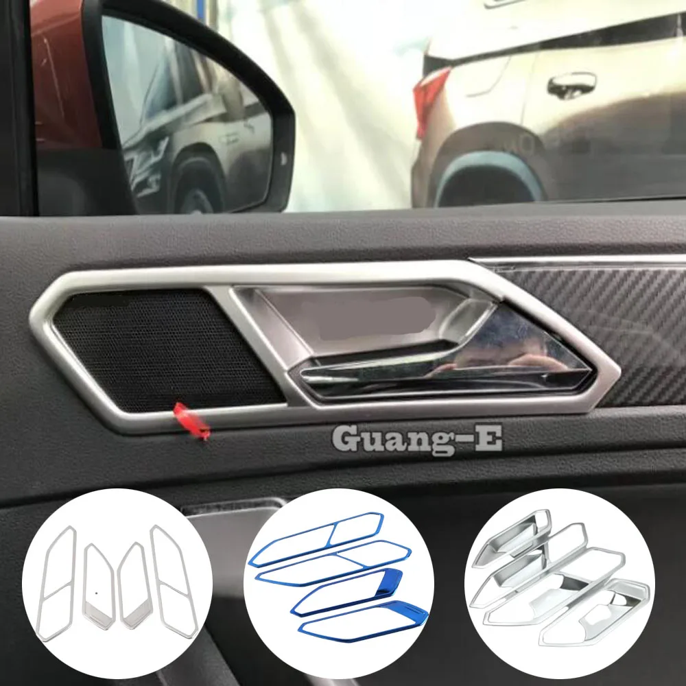 Inner Door Handle Bowl Covers ABS/Stainless Steel Armrest Accessories Stickers 4Pcs For Volkswagen VW Tiguan L 2022 2023 2024
Inner Door Handle Bowl Covers ABS/Stainless Steel Armrest Accessories Stickers 4Pcs For Volkswagen VW Tiguan L 2022 2023 2024