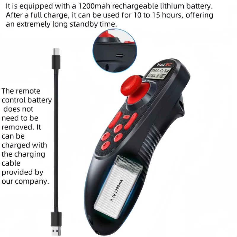 HOTRC DS600receiver single handed lawn mower locomotive ship model cruise control net pulling six channel remote control 2.4
HOTRC DS600receiver single handed lawn mower locomotive ship model cruise control net pulling six channel remote control 2.4