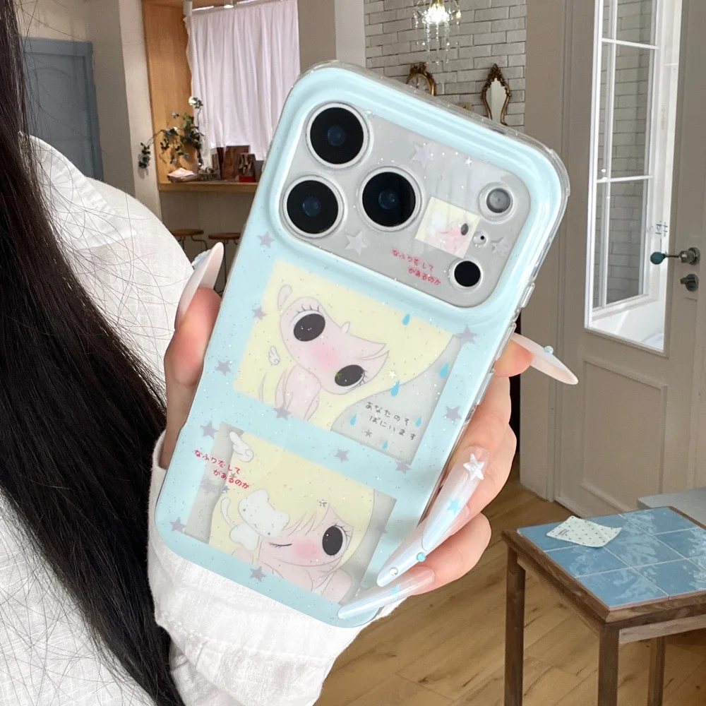 Korean INS Star Girl Pattern Phone Case for iPhone 17 16 15 14 13 15 Pro Max 16 Pro Cute Shockproof Protective Case with Chain
Korean INS Star Girl Pattern Phone Case for iPhone 17 16 15 14 13 15 Pro Max 16 Pro Cute Shockproof Protective Case with Chain