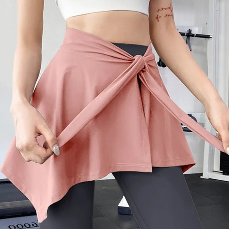 Mesh Yoga Piece Skirt Anti-slip Women Gym Yoga Fitness Extended Lace-up Design Outdoor Training Mesh Skirt Cover Buttock
Mesh Yoga Piece Skirt Anti-slip Women Gym Yoga Fitness Extended Lace-up Design Outdoor Training Mesh Skirt Cover Buttock