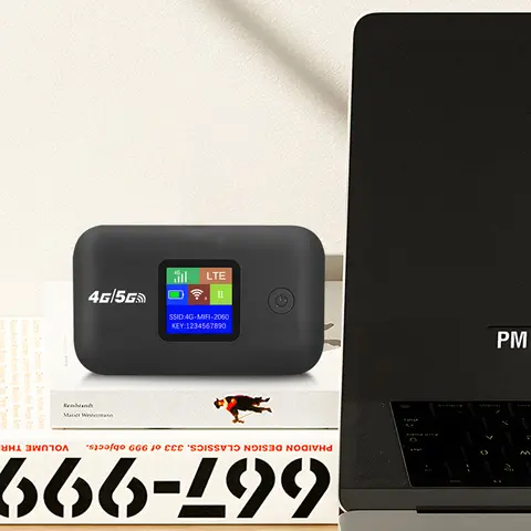 Router WIFI mobile 4G/5G Router wireless 4G LTE 150Mbps Modem MiFi tascabile portatile 3500mA con slot per scheda SIM Hotspot WiFi mobile