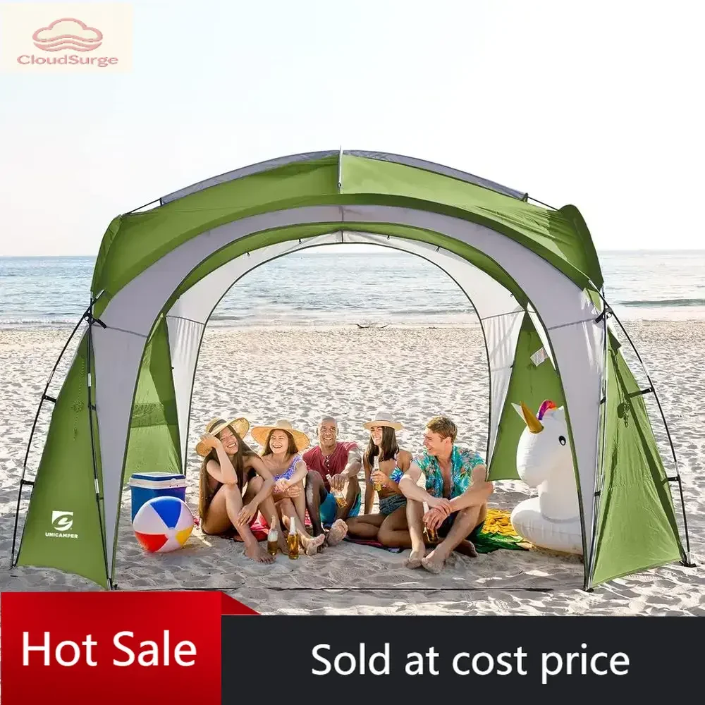 Акция: ограниченное предложение по цене! Большая пляжная палатка 12x12 с защитой от УФ-излучения UPF 50+ и 2 боковыми стенками, идеально подходит для защиты от солнца и дождя.
Акция: ограниченное предложение по цене! Большая пляжная палатка 12x12 с защитой от УФ-излучения UPF 50+ и 2 боковыми стенками, идеально подходит для защиты от солнца и дождя.