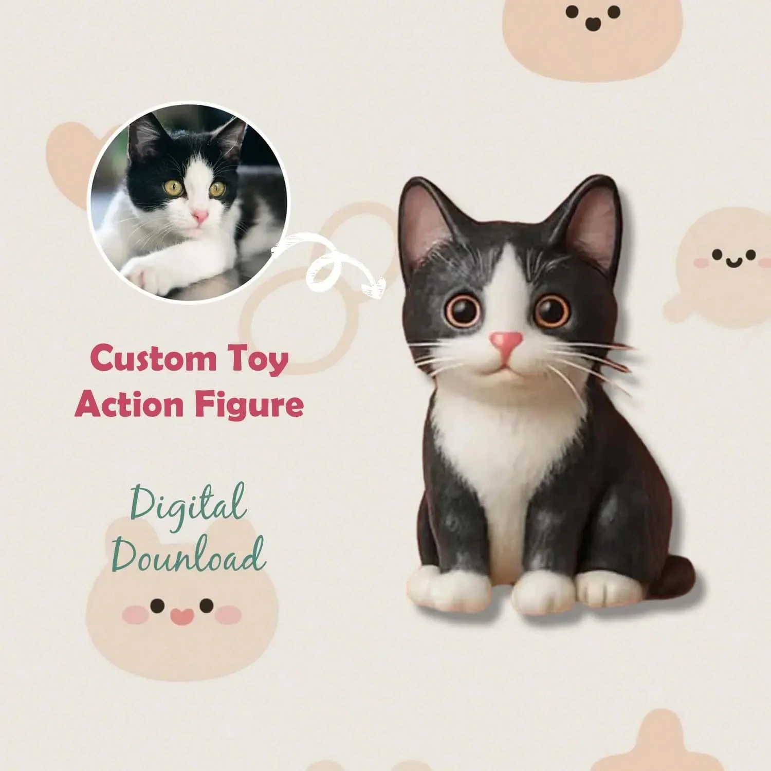 Custom Pet 3D Mini Model Personalized Mini Statue Design Your Pet Ultra HD Resin Collectible Statue Gift
Custom Pet 3D Mini Model Personalized Mini Statue Design Your Pet Ultra HD Resin Collectible Statue Gift