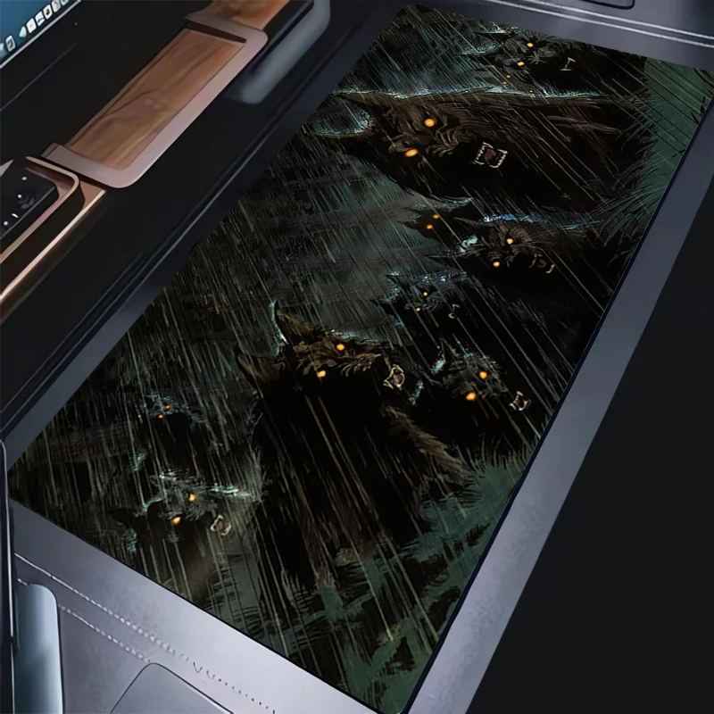 Custom Play Mat Game Mousepad Computer Moon Wolf Art Terror Mouse Pad Non-Slip Natural Rubber Carpet Gaming Desktop Keyboard Pad
Custom Play Mat Game Mousepad Computer Moon Wolf Art Terror Mouse Pad Non-Slip Natural Rubber Carpet Gaming Desktop Keyboard Pad