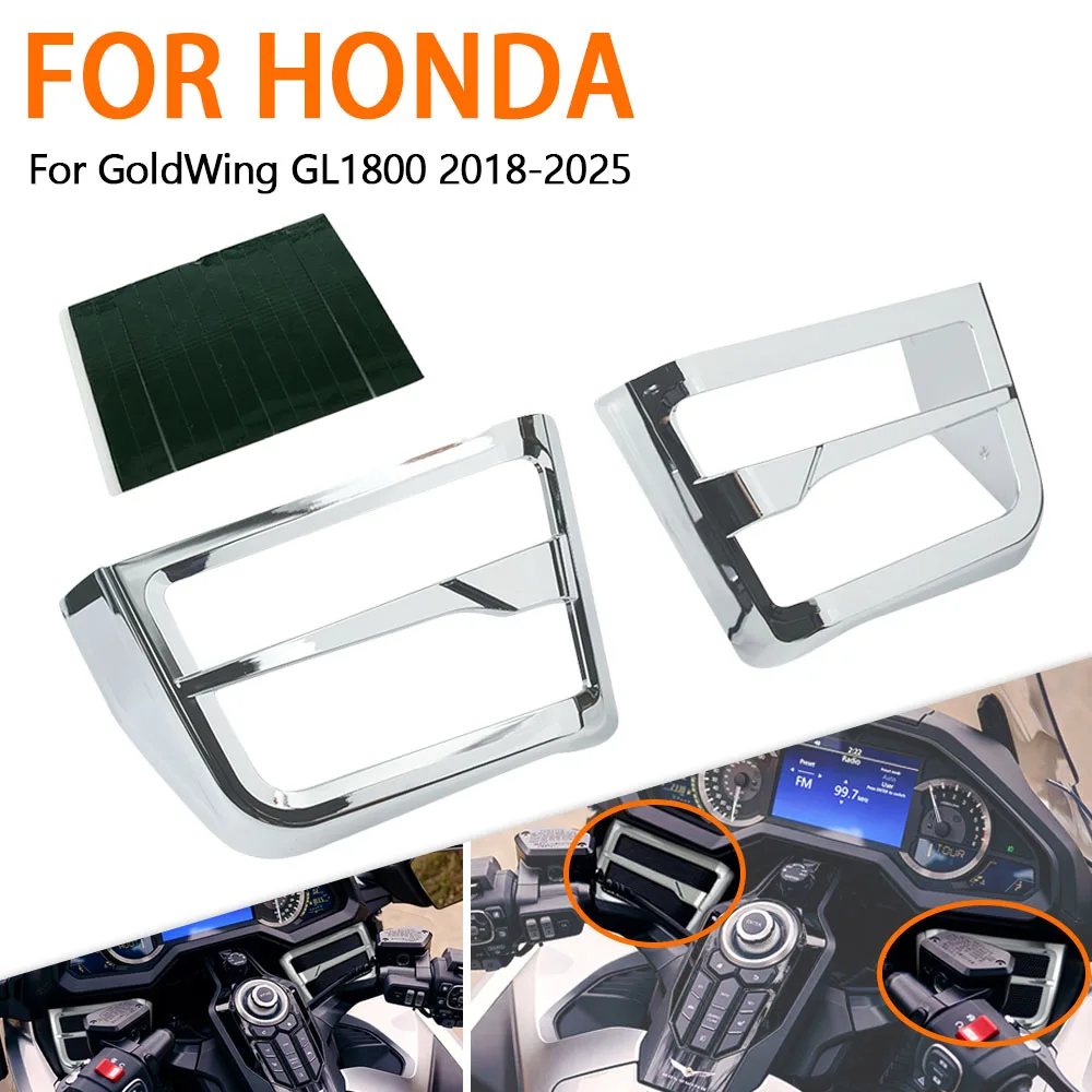 Motorcycle Chrome Front Speaker Grille Cover Trim For Honda Gold Wing GL1800 Goldwing GL 1800F6B 2018 2019 - 2023 2024 2025 2026
Motorcycle Chrome Front Speaker Grille Cover Trim For Honda Gold Wing GL1800 Goldwing GL 1800F6B 2018 2019 - 2023 2024 2025 2026