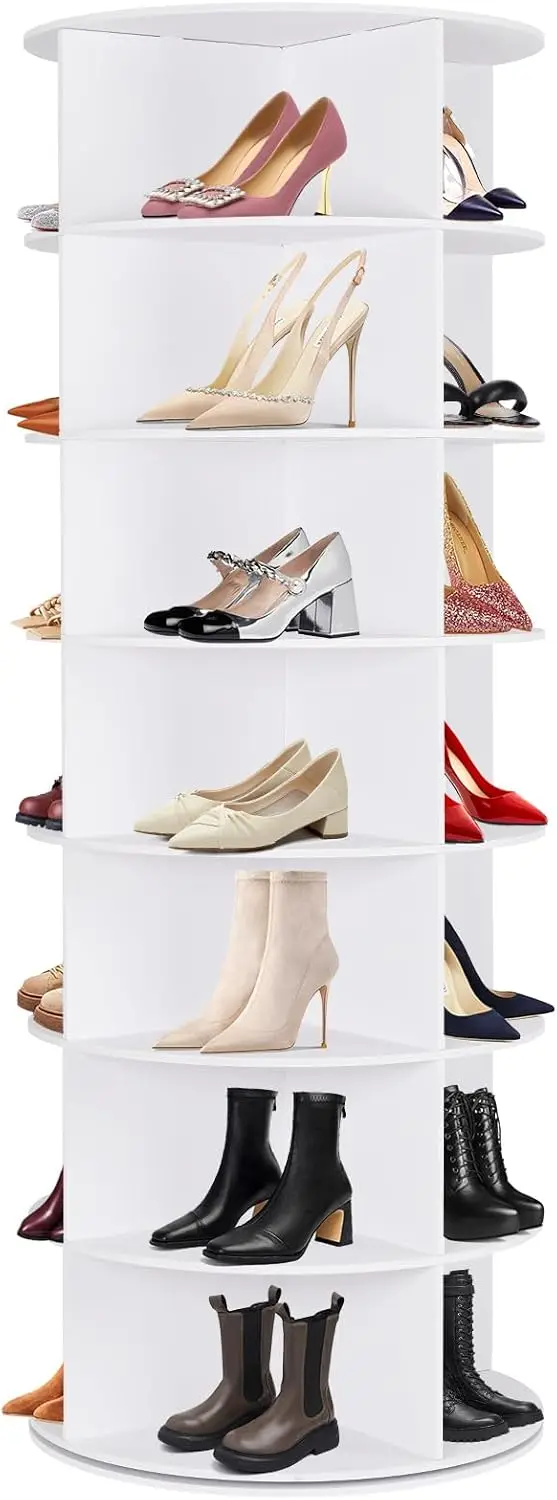 Rotating Shoe Rack Tower 7 Tier 28 Pairs Large Shoe Storage Organizer Space Saving Free Standing Shoe Racks 360 Revolving
Rotating Shoe Rack Tower 7 Tier 28 Pairs Large Shoe Storage Organizer Space Saving Free Standing Shoe Racks 360 Revolving