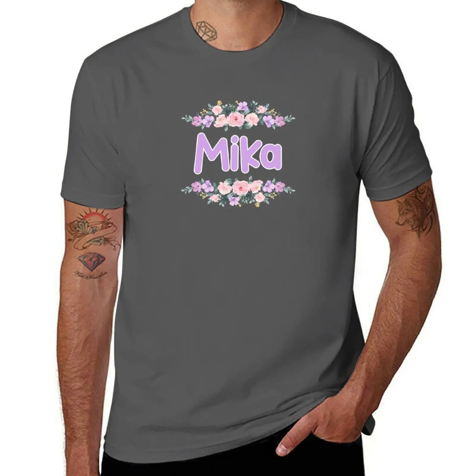 Purple Flower Mika Name Label (Black) T-Shirt cotton t shirts man 100% t shirts for man pack white T-Shirt
Purple Flower Mika Name Label (Black) T-Shirt cotton t shirts man 100% t shirts for man pack white T-Shirt