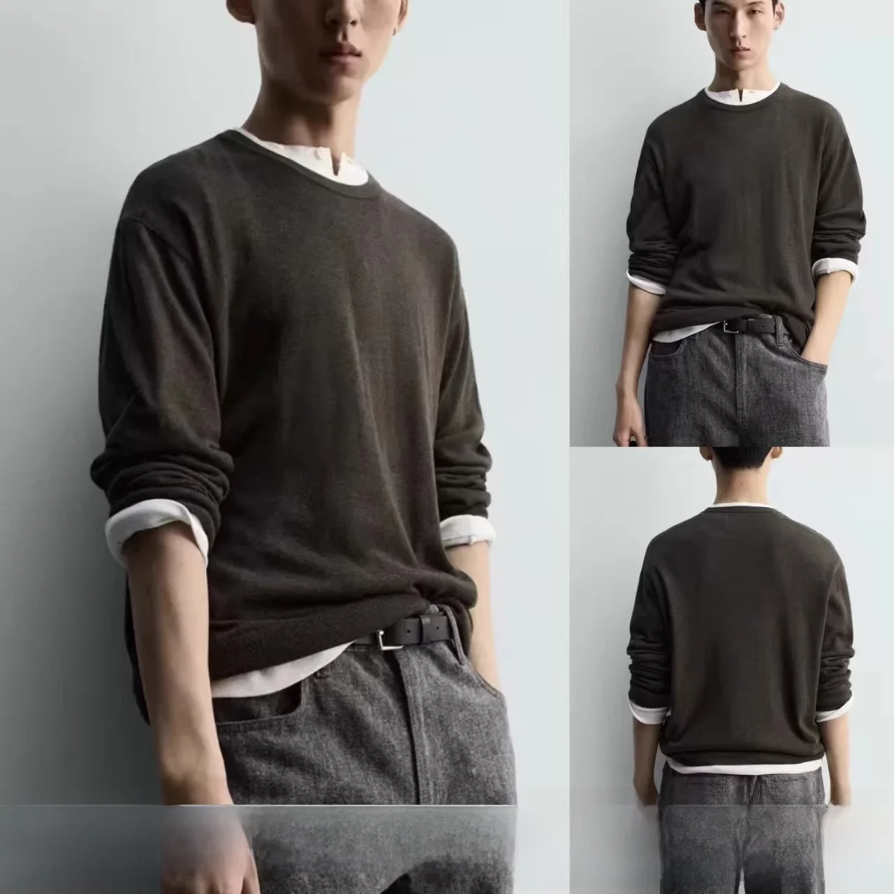 Новая весенняя мужская трикотажная кофта с длинным рукавом, приталенная, прямого кроя, с цветными вставками, повседневная, удобная, дышащая, с круглым вырезом
Новая весенняя мужская трикотажная кофта с длинным рукавом, приталенная, прямого кроя, с цветными вставками, повседневная, удобная, дышащая, с круглым вырезом