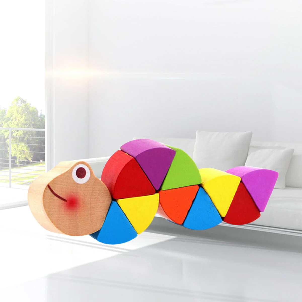 Wood Caterpillar Toy Creative Educational Toy for Baby Infant Kid (Colorful) Toy Caterpillar Creative Crocodile Toy
Wood Caterpillar Toy Creative Educational Toy for Baby Infant Kid (Colorful) Toy Caterpillar Creative Crocodile Toy