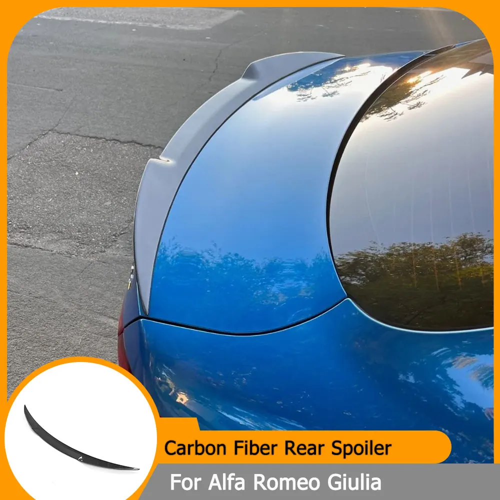 Carbon Fiber / FRP Car Rear Spoiler Wing Trunk Lip For Alfa Romeo Giulia Spoiler Sedan 2015-2021 Rear Trunk Wing Spoiler
Carbon Fiber / FRP Car Rear Spoiler Wing Trunk Lip For Alfa Romeo Giulia Spoiler Sedan 2015-2021 Rear Trunk Wing Spoiler