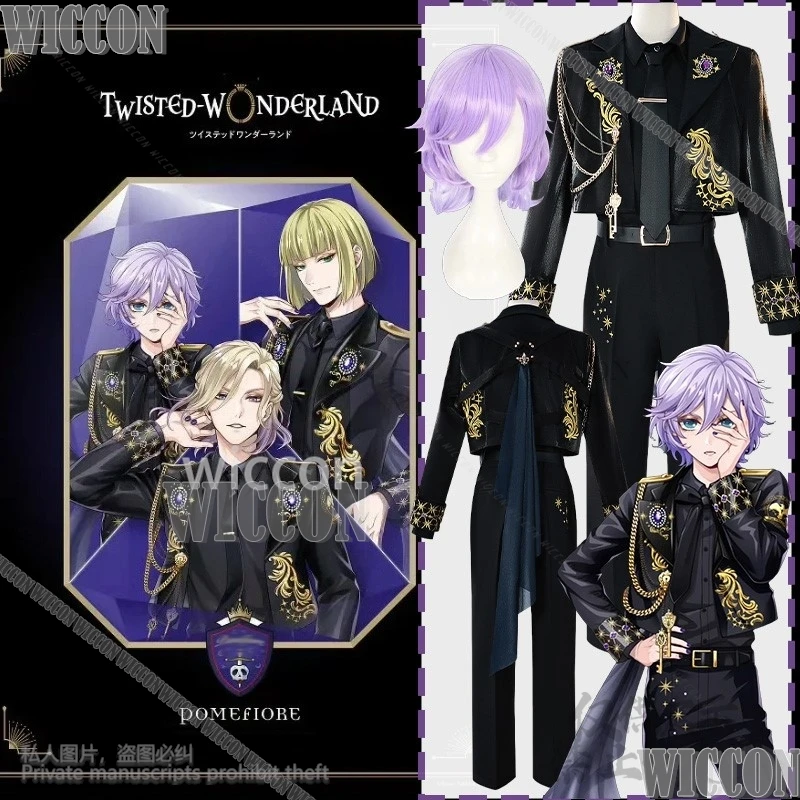 Anime Game Cosplay Pomefiore La volonté Costume Black Coat Pants Gothic Outfit Jirai Kei Man Comic Con Cos Halloween Customized
Anime Game Cosplay Pomefiore La volonté Costume Black Coat Pants Gothic Outfit Jirai Kei Man Comic Con Cos Halloween Customized