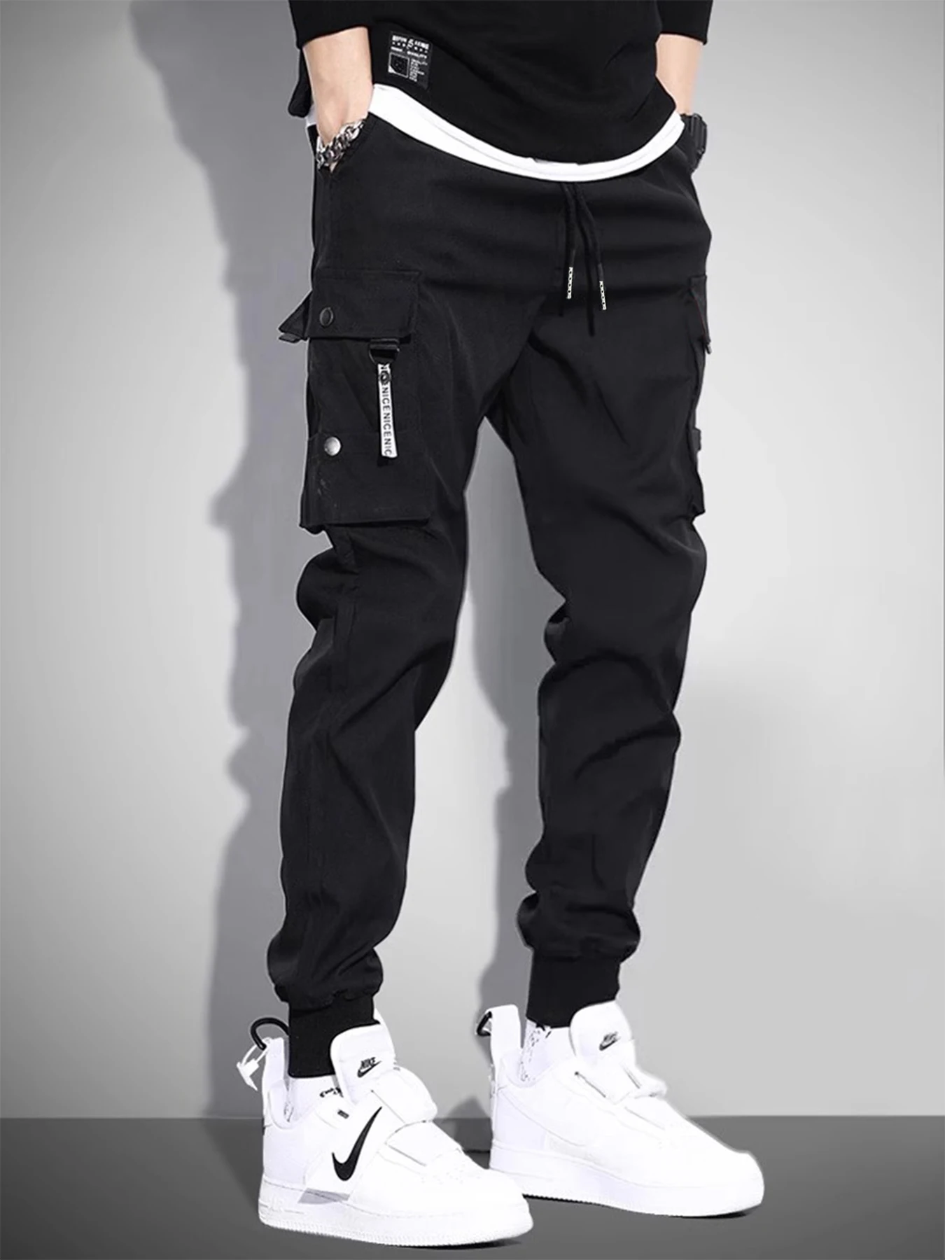 New Men's Work Pants Oversized Trendy Solid Color Pants Men's Cargo Pants Multi Flap Pocket Loose Casual Outdoor Pants Male
New Men's Work Pants Oversized Trendy Solid Color Pants Men's Cargo Pants Multi Flap Pocket Loose Casual Outdoor Pants Male