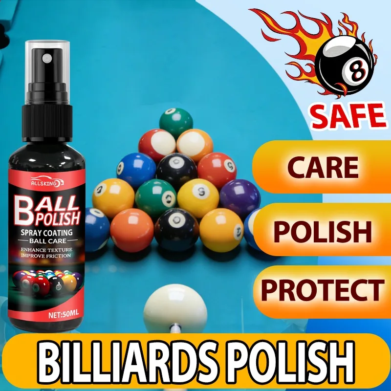Billiards Polishing & Cleaning Care Spray - Remove Dirt & Restore Shine Ideal for Training & Match Balls
Billiards Polishing & Cleaning Care Spray - Remove Dirt & Restore Shine Ideal for Training & Match Balls
