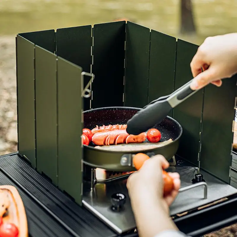 Foldable Camping Gas Stove 10-Panel Metal Windshield Layer Cooking Burner Wind Deflector Lightweight Portable for Cooking
Foldable Camping Gas Stove 10-Panel Metal Windshield Layer Cooking Burner Wind Deflector Lightweight Portable for Cooking