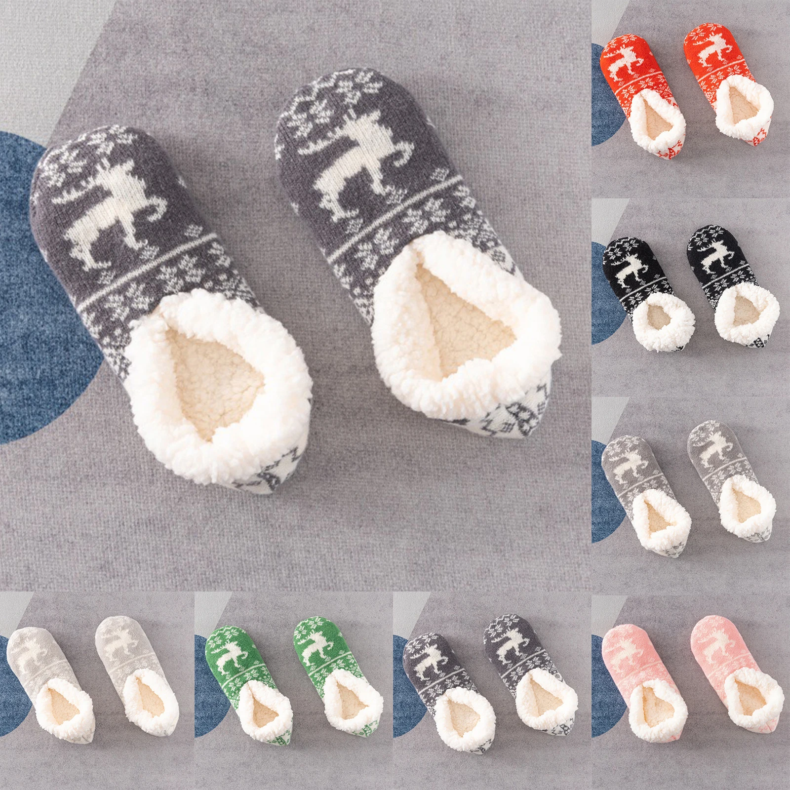 Ladies' Deer Floor Socks Five Pointed Star Thick Cotton Velvet Socks Home Sleeping Carpet Socks Floor Socks Winter Warm Socks
Ladies' Deer Floor Socks Five Pointed Star Thick Cotton Velvet Socks Home Sleeping Carpet Socks Floor Socks Winter Warm Socks
