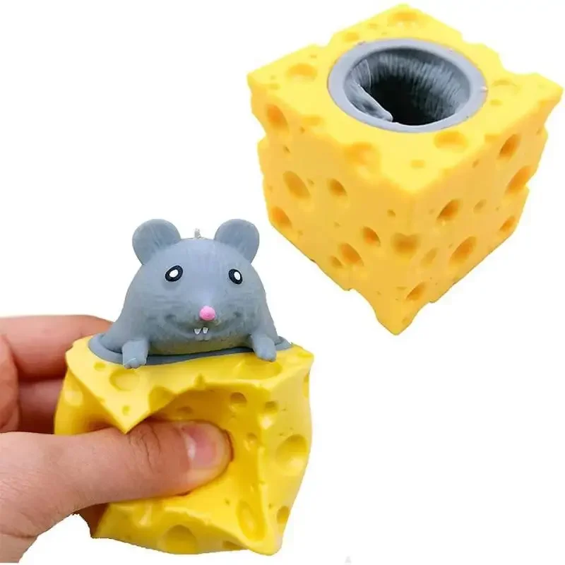 Cheese Mouse Cup Decompression Squeeze Cheese Toys Stress Relief Mice Toy Rat Stress Ball Sensory Fidget Toy Gift for Adults Kid
Cheese Mouse Cup Decompression Squeeze Cheese Toys Stress Relief Mice Toy Rat Stress Ball Sensory Fidget Toy Gift for Adults Kid