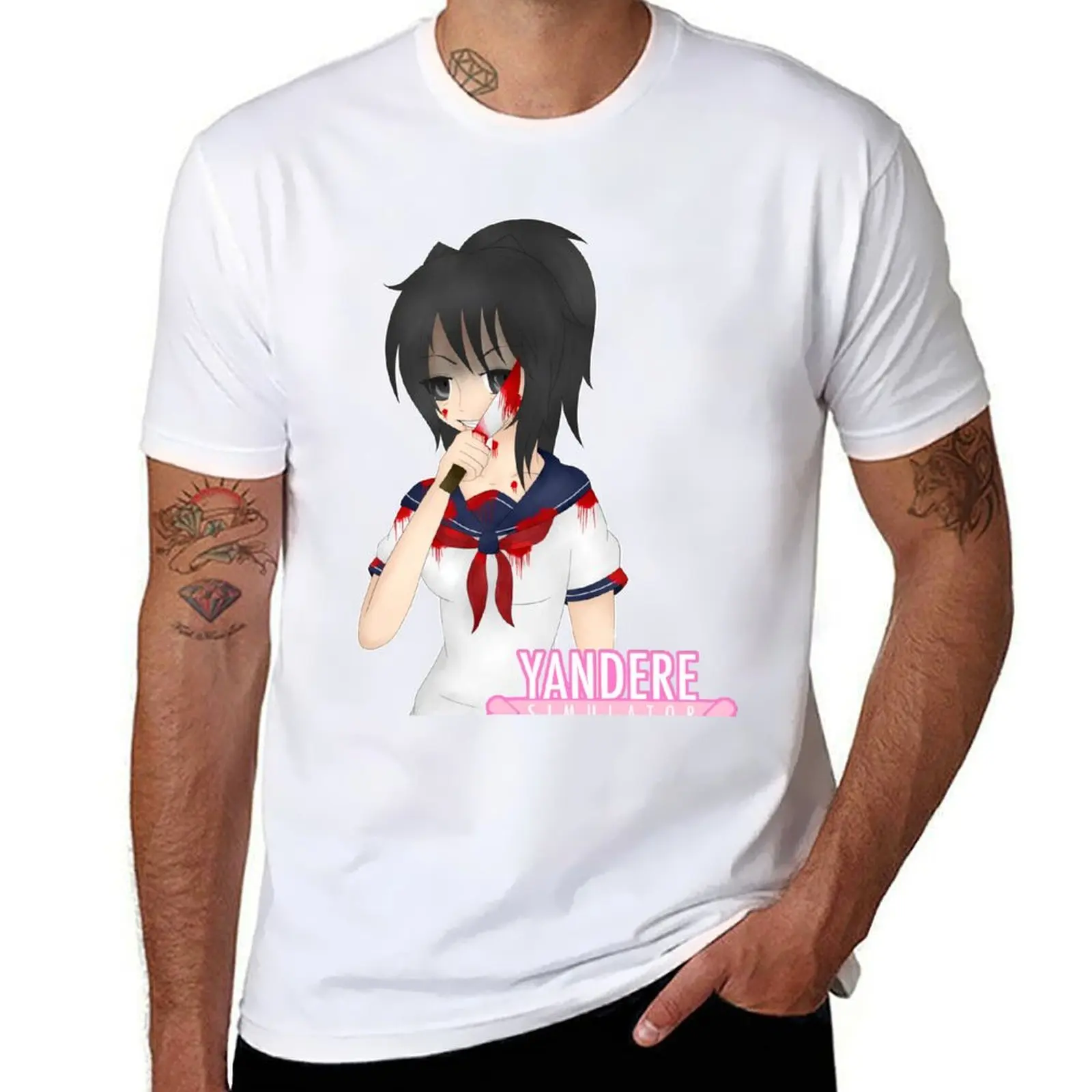 Yandere Simulator: Yandere Chan 2 T-Shirt cotton t shirt man cotton t shirts man 100% man t shirts graphic T-Shirt
Yandere Simulator: Yandere Chan 2 T-Shirt cotton t shirt man cotton t shirts man 100% man t shirts graphic T-Shirt