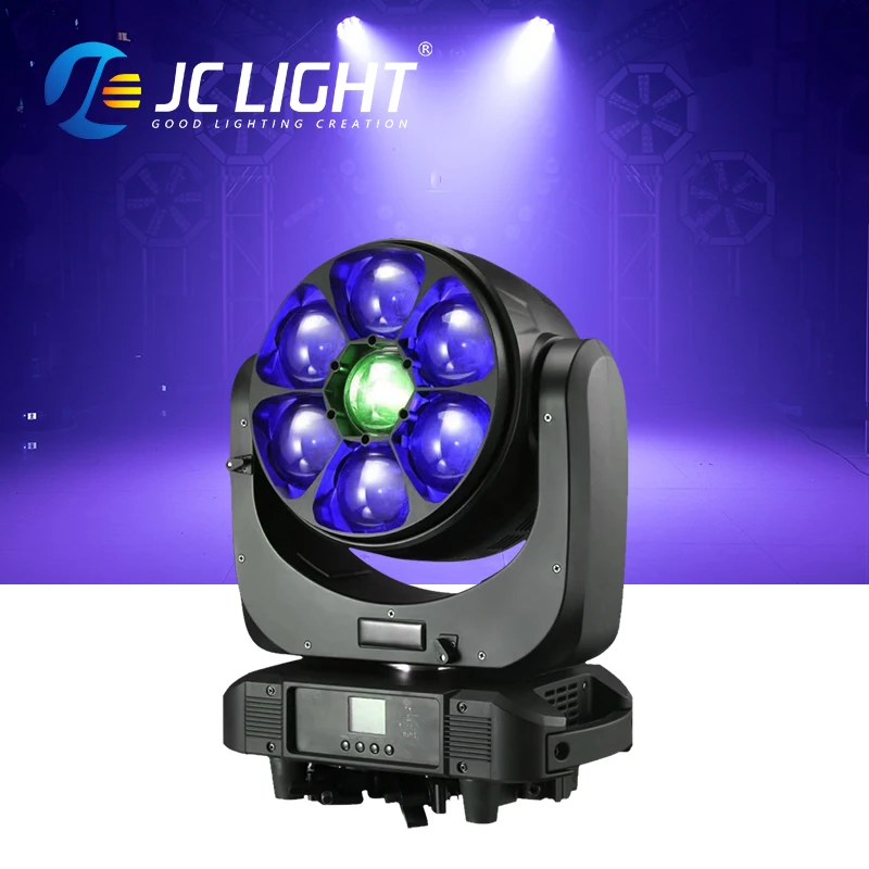 JC Light Dj Equipment 7x60w Led Zoom Moving Light Bee Eyes Rgbw Stage Lights 4in1 Wash Moving Head Light Wedding Party Stage
JC Light Dj Equipment 7x60w Led Zoom Moving Light Bee Eyes Rgbw Stage Lights 4in1 Wash Moving Head Light Wedding Party Stage