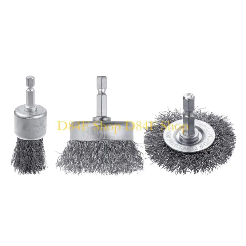D84F 12Pcs Steel Wire Wheel Brush Cup Brush Wheel Brush Pen Brush Set Round Shank
D84F 12Pcs Steel Wire Wheel Brush Cup Brush Wheel Brush Pen Brush Set Round Shank