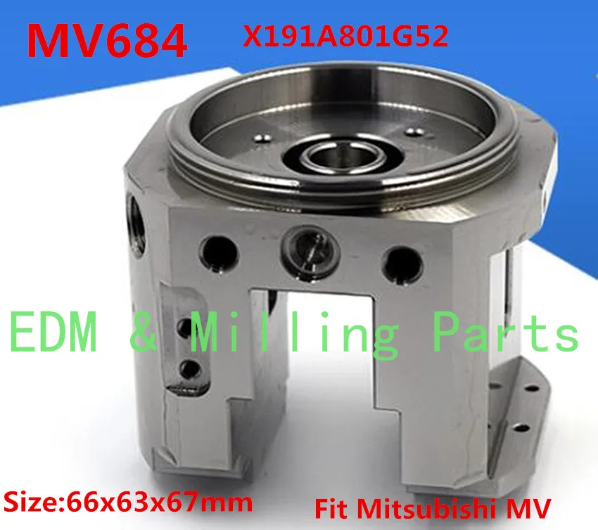Wire EDM MV684 Fixing Guide Seat 66x63x67mm X191A801G52 Steel For CNC MITSUBISHI MV Upper Machine Head Part
Wire EDM MV684 Fixing Guide Seat 66x63x67mm X191A801G52 Steel For CNC MITSUBISHI MV Upper Machine Head Part
