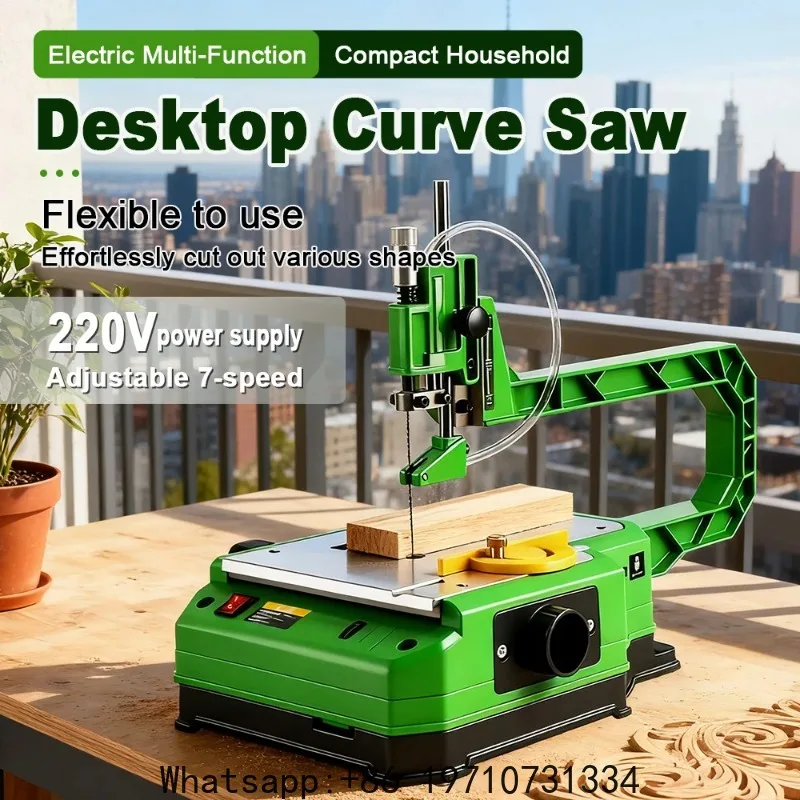 Electric Desktop Curve Saw Multifunctional Jig Household Dust-free Woodworking Wire Machine Cordless Scroll
Electric Desktop Curve Saw Multifunctional Jig Household Dust-free Woodworking Wire Machine Cordless Scroll