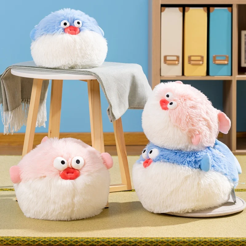 35/45cm Kawaii Colorful Pufferfish Plush Toy Stuffed Cute Fuzzy Plush Big Mouth Fish Appeasing Round Pillow Cushion Kids Gift
35/45cm Kawaii Colorful Pufferfish Plush Toy Stuffed Cute Fuzzy Plush Big Mouth Fish Appeasing Round Pillow Cushion Kids Gift