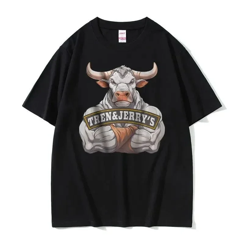 2025 Funny Tren and Jerry's Oversize Pump Cover Meme T-shirt Women's Gym Fitness Sports T-shirt Men's Casual T-shirt
2025 Funny Tren and Jerry's Oversize Pump Cover Meme T-shirt Women's Gym Fitness Sports T-shirt Men's Casual T-shirt
