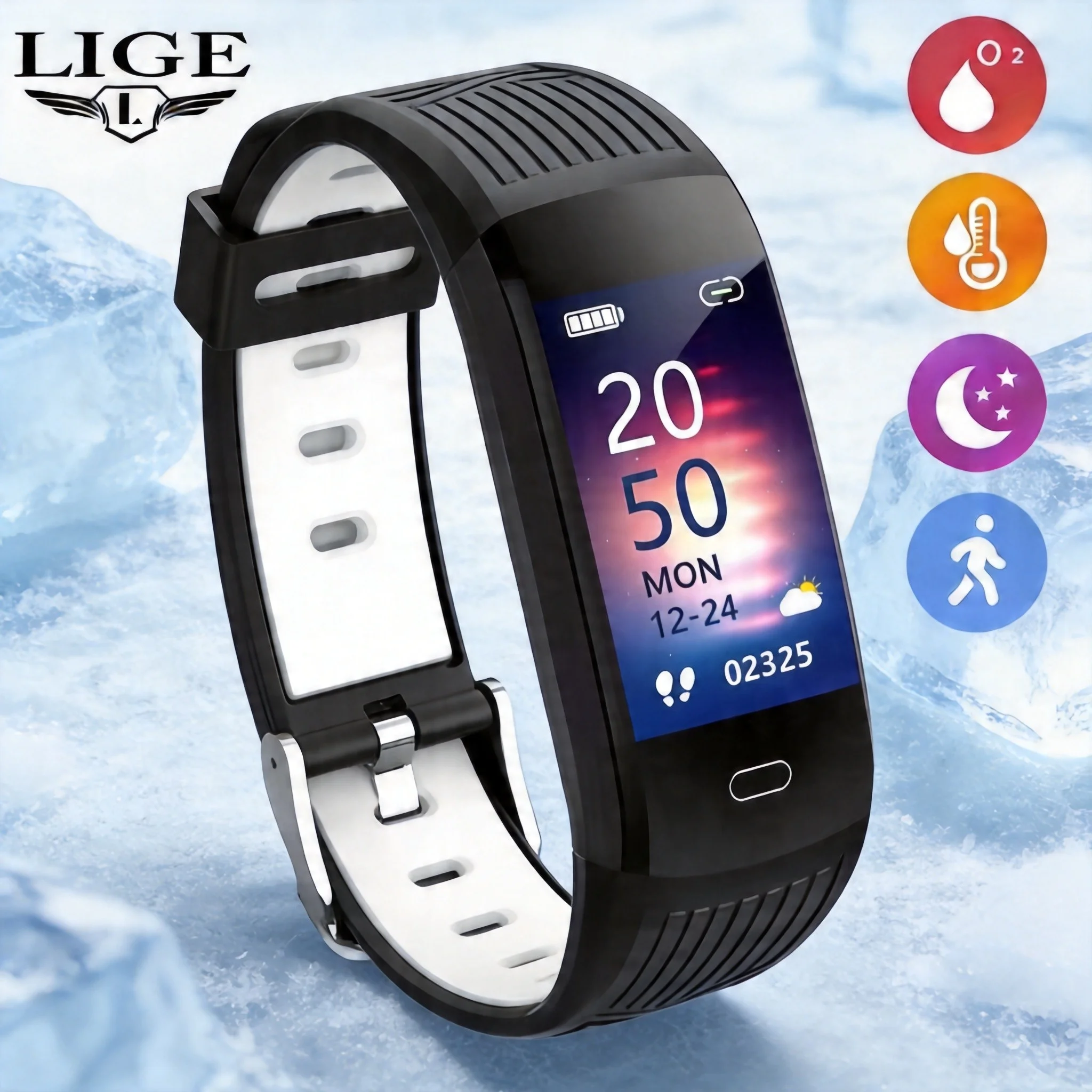 LIGE Fitness Men Woman Band 2026 Smart Bracelet Sport Monitoring Couple Call Reminder Health Smartwatch Waterproof Smart Watches
LIGE Fitness Men Woman Band 2026 Smart Bracelet Sport Monitoring Couple Call Reminder Health Smartwatch Waterproof Smart Watches