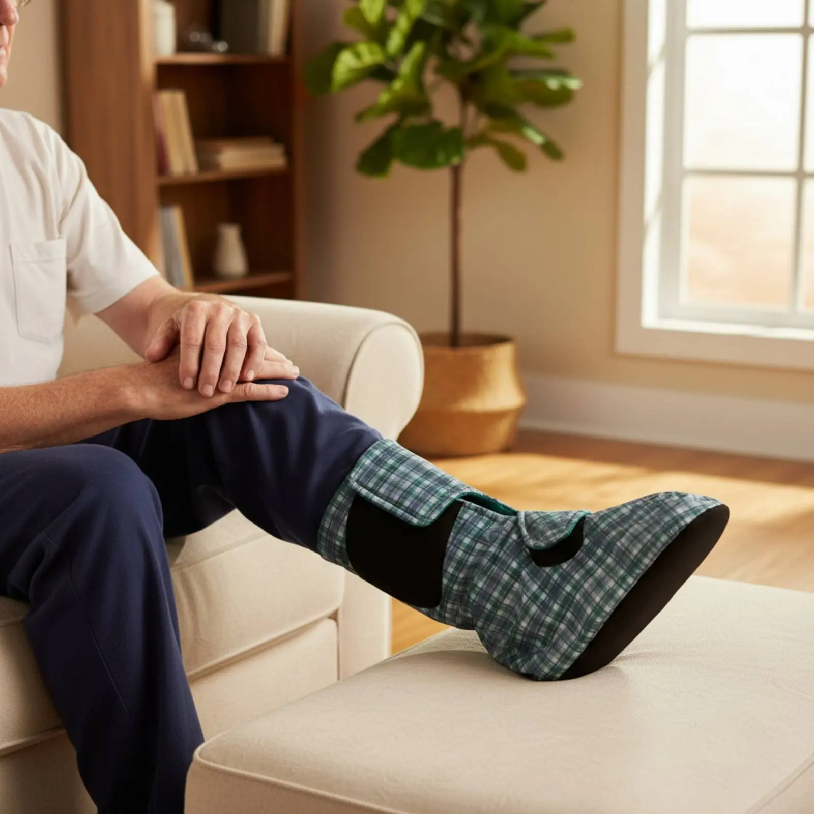 Fracture Foot Warming Cover Warm Fleece Lining Foot Cast Protector Footwear Ambulatory Footwear Sleeve Non-Slip Sole Recovery
Fracture Foot Warming Cover Warm Fleece Lining Foot Cast Protector Footwear Ambulatory Footwear Sleeve Non-Slip Sole Recovery