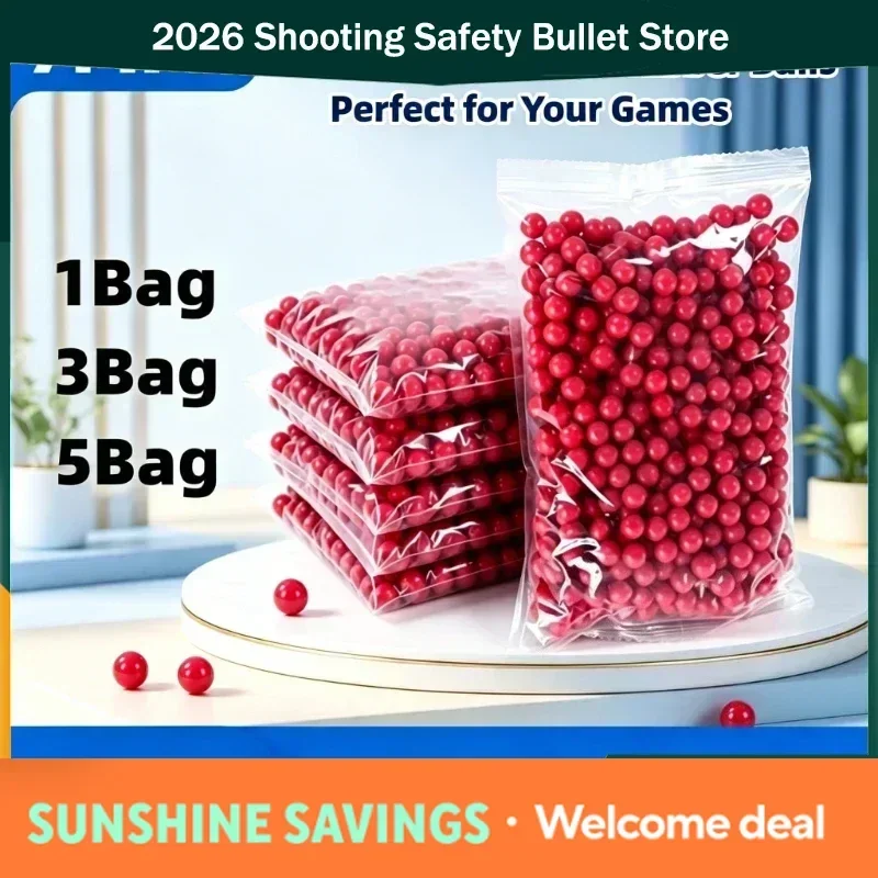 2027 7MM Red Squishy Rubber Balls Safe Non Irritating Outdoor Game Refill Parts 1Bag/2Bag/3Bag/5Bag/10Bag New
2027 7MM Red Squishy Rubber Balls Safe Non Irritating Outdoor Game Refill Parts 1Bag/2Bag/3Bag/5Bag/10Bag New