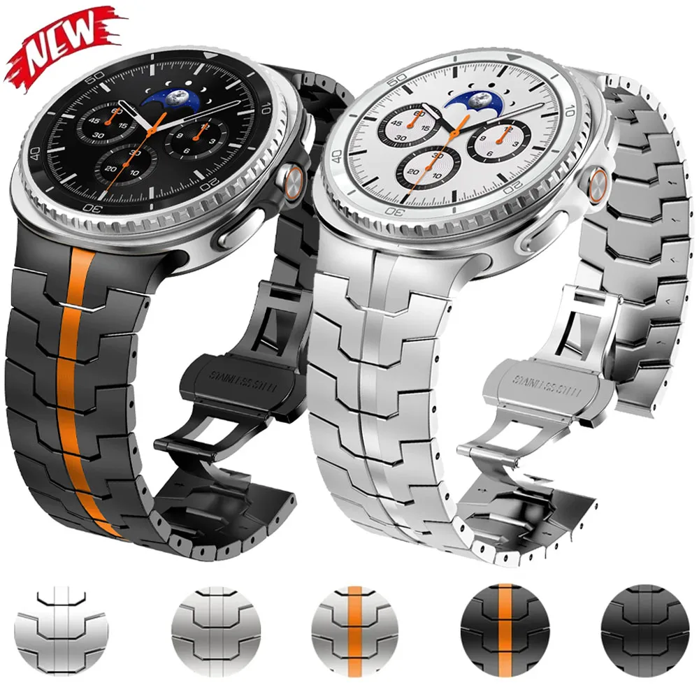 Титановый ремешок для Samsung Galaxy Watch 8 Classic 46 мм, деловой браслет Correa для Samsung Galaxy Watch 8, 44 мм, 40 мм
Титановый ремешок для Samsung Galaxy Watch 8 Classic 46 мм, деловой браслет Correa для Samsung Galaxy Watch 8, 44 мм, 40 мм