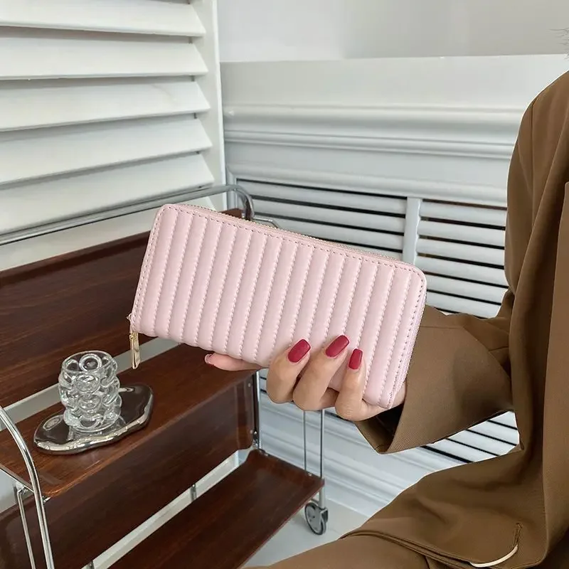 BOMO Wallets for Women Korean Style Fashion Design Leather Coin Purse Ladies Casual Pretty Purses Ins Long Wallet Pink Bag
BOMO Wallets for Women Korean Style Fashion Design Leather Coin Purse Ladies Casual Pretty Purses Ins Long Wallet Pink Bag