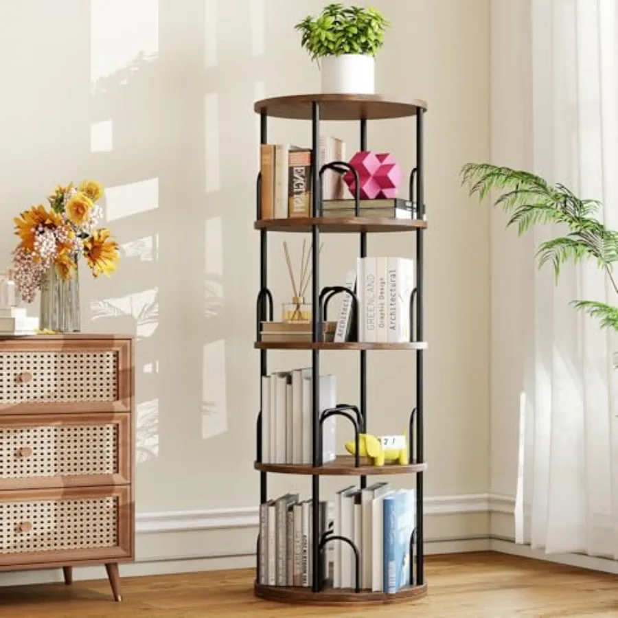 4 Tier Rotating Bookshelf 360 ° Display Corner Book Shelf Stackable Spinning Bookshelf Tower Narrow Tall Revolving Bookcase Rou
4 Tier Rotating Bookshelf 360 ° Display Corner Book Shelf Stackable Spinning Bookshelf Tower Narrow Tall Revolving Bookcase Rou