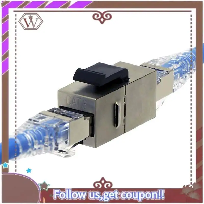 Новейший экранированный линейный соединитель RJ45 Cat6, 25 шт., модульный разъем Cat 6 «мама-мама» Keystone Jack 8P8C Cat5e
Новейший экранированный линейный соединитель RJ45 Cat6, 25 шт., модульный разъем Cat 6 «мама-мама» Keystone Jack 8P8C Cat5e