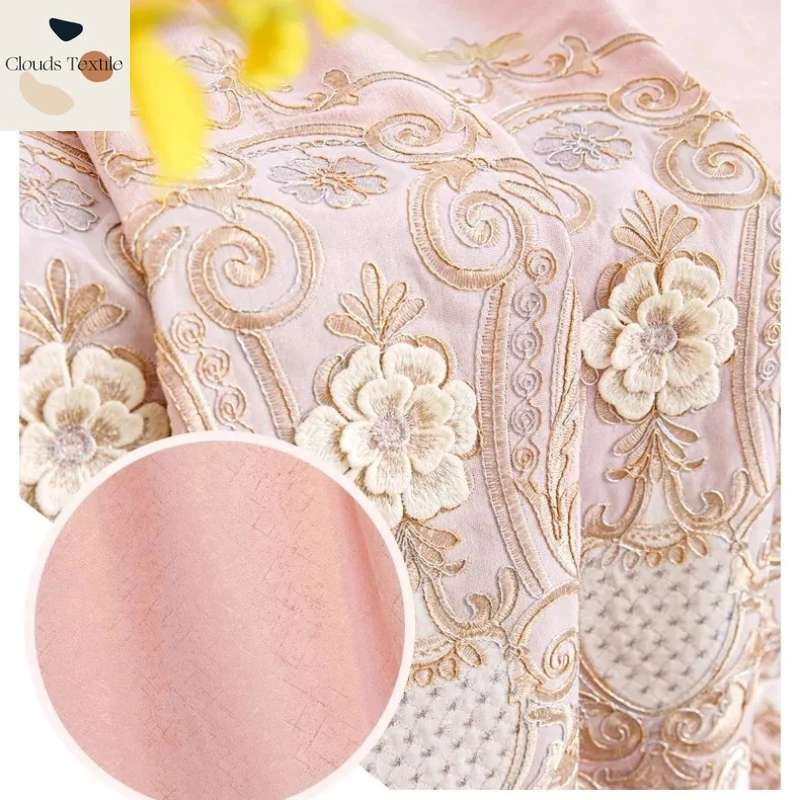 Custom Size!!European Wedding Luxury Blackout High-end Atmospheric Pink Fashion Curtains for Living Dining Room Bedroom Decor
Custom Size!!European Wedding Luxury Blackout High-end Atmospheric Pink Fashion Curtains for Living Dining Room Bedroom Decor