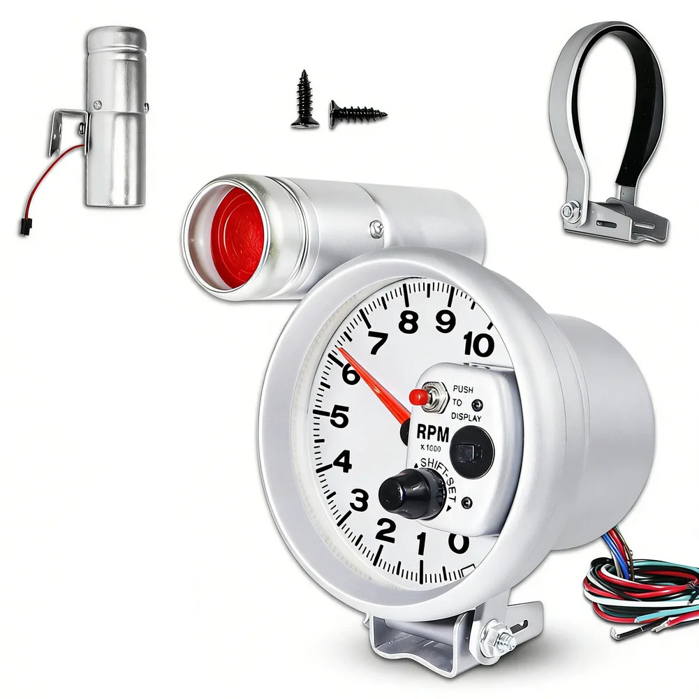 5-inch Car Modification Tachometer Provide Accurate Speed Readings Up To 10000 RPM With LED Lighting For 12V System
5-inch Car Modification Tachometer Provide Accurate Speed Readings Up To 10000 RPM With LED Lighting For 12V System