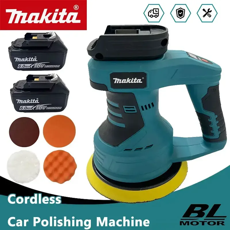 Беспроводная полировальная машинка Makita с 8 регулируемыми скоростями, электрический инструмент для вощения, шлифовки и нанесения защитного покрытия, перезаряжаемый, для аккумуляторов 18В
Беспроводная полировальная машинка Makita с 8 регулируемыми скоростями, электрический инструмент для вощения, шлифовки и нанесения защитного покрытия, перезаряжаемый, для аккумуляторов 18В