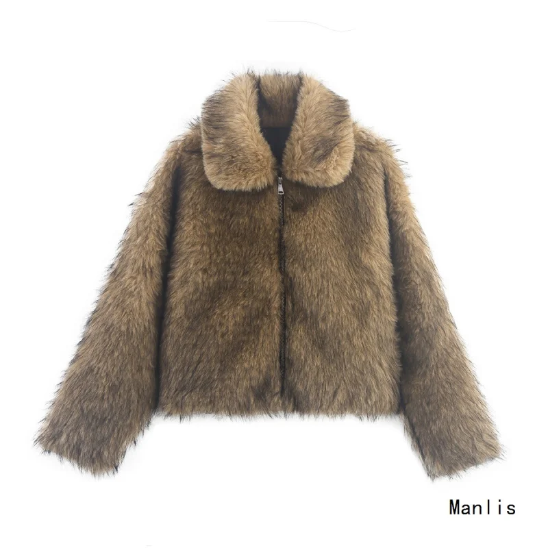 European and American Style2025New Fashionable Elegant Women's Shearling Jacket Coat
European and American Style2025New Fashionable Elegant Women's Shearling Jacket Coat