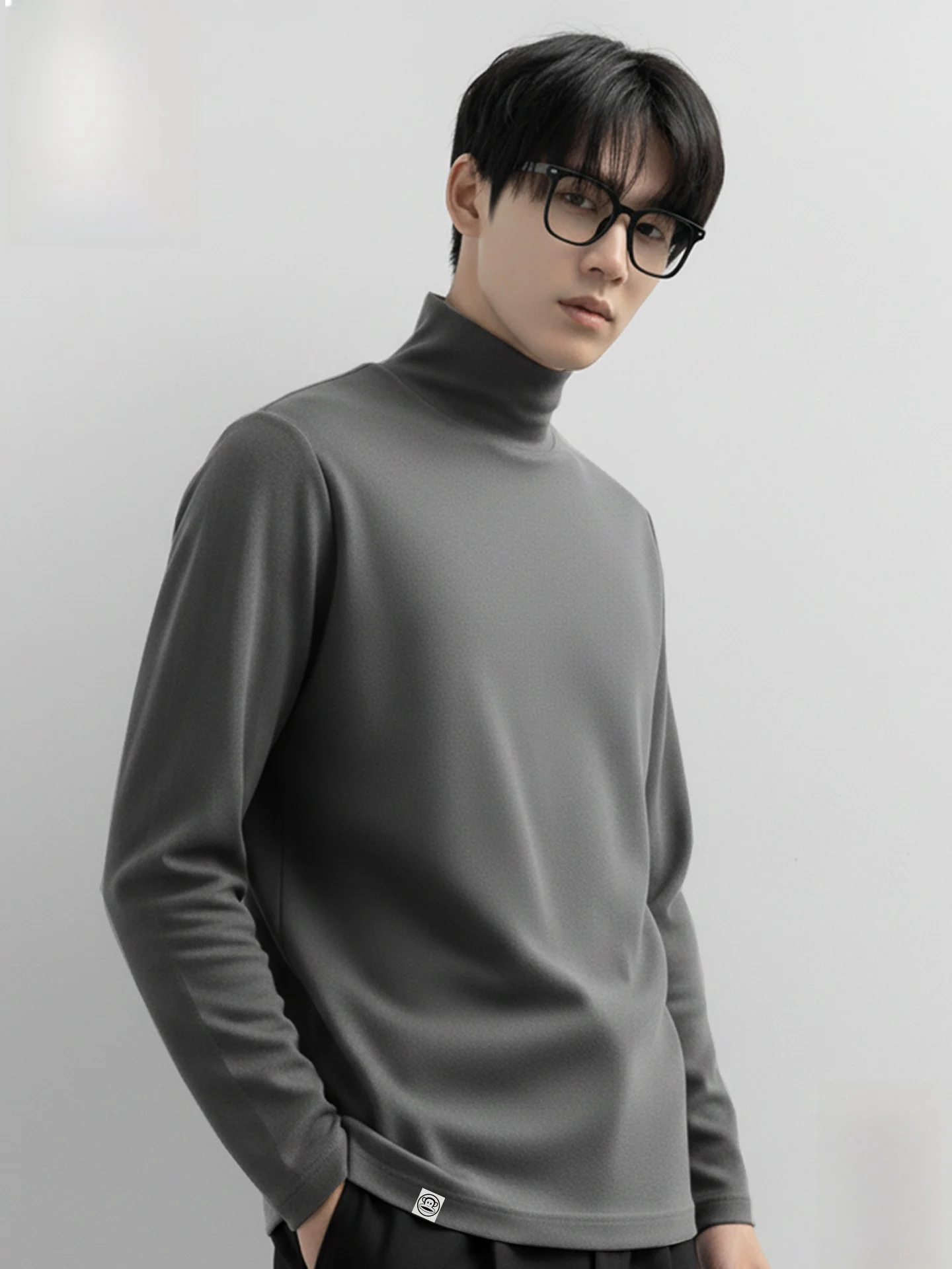 Мужская зимняя теплая флисовая термофутболка с длинным рукавом, простой крой, высокий воротник, с принтом
Мужская зимняя теплая флисовая термофутболка с длинным рукавом, простой крой, высокий воротник, с принтом