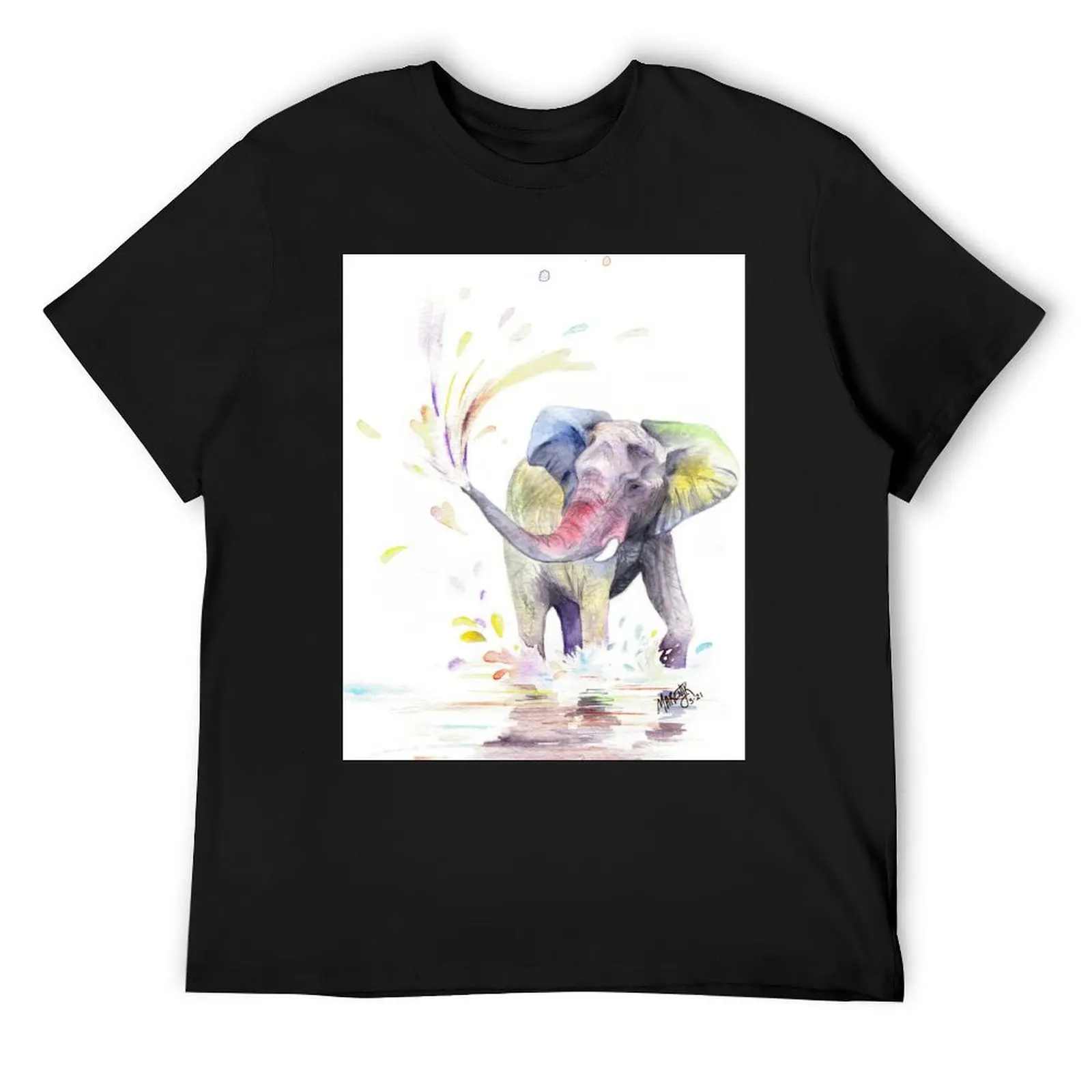 Elephant Splashing Colors T-Shirt graphics shirts graphic tees cotton man t-shirts vintage clothes t shirts for men graphic
Elephant Splashing Colors T-Shirt graphics shirts graphic tees cotton man t-shirts vintage clothes t shirts for men graphic