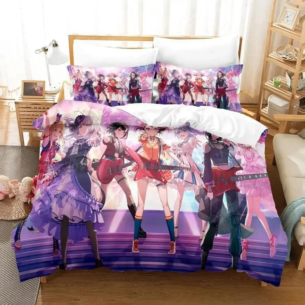 RAISE A SUILEN Bedding Set Cartoon Anime three-piece set Adult Kid Bedroom Duvet cover Sets 3D Print Kawaii Girls lit complet
RAISE A SUILEN Bedding Set Cartoon Anime three-piece set Adult Kid Bedroom Duvet cover Sets 3D Print Kawaii Girls lit complet
