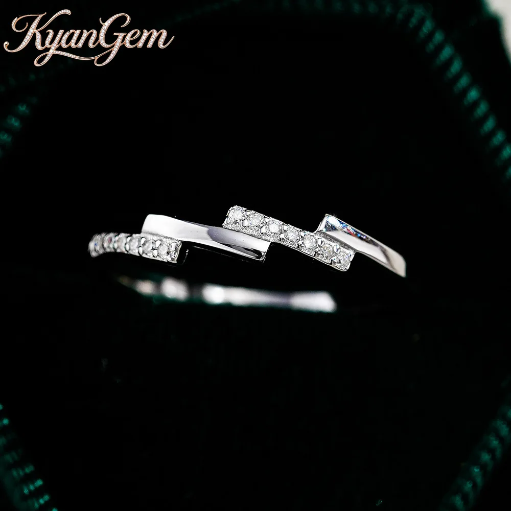 KyanGem Asymmetrical Hip-Hop Stackable Platinum PT950 Ring for Women with Moissanite Stone Christmas Charm Fine Jewelry Gift
KyanGem Asymmetrical Hip-Hop Stackable Platinum PT950 Ring for Women with Moissanite Stone Christmas Charm Fine Jewelry Gift