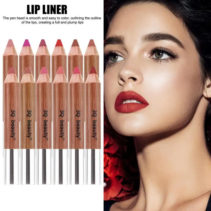 12Pcs Lip Liner Pack Waterproof Ultra Fine Lip Pencil Makeup Gift Set Smooth Matte Lip Pencils High Pigmented Lip Makeup
12Pcs Lip Liner Pack Waterproof Ultra Fine Lip Pencil Makeup Gift Set Smooth Matte Lip Pencils High Pigmented Lip Makeup