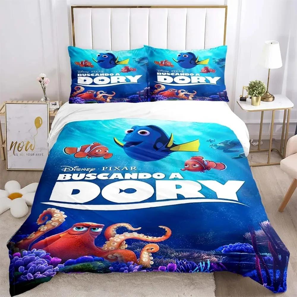 Disney Finding Nemo Pattern Quilt Cover With Pillowcases Microfiber 3D Digital Printed Bedding Set Twin Full Queen King
Disney Finding Nemo Pattern Quilt Cover With Pillowcases Microfiber 3D Digital Printed Bedding Set Twin Full Queen King