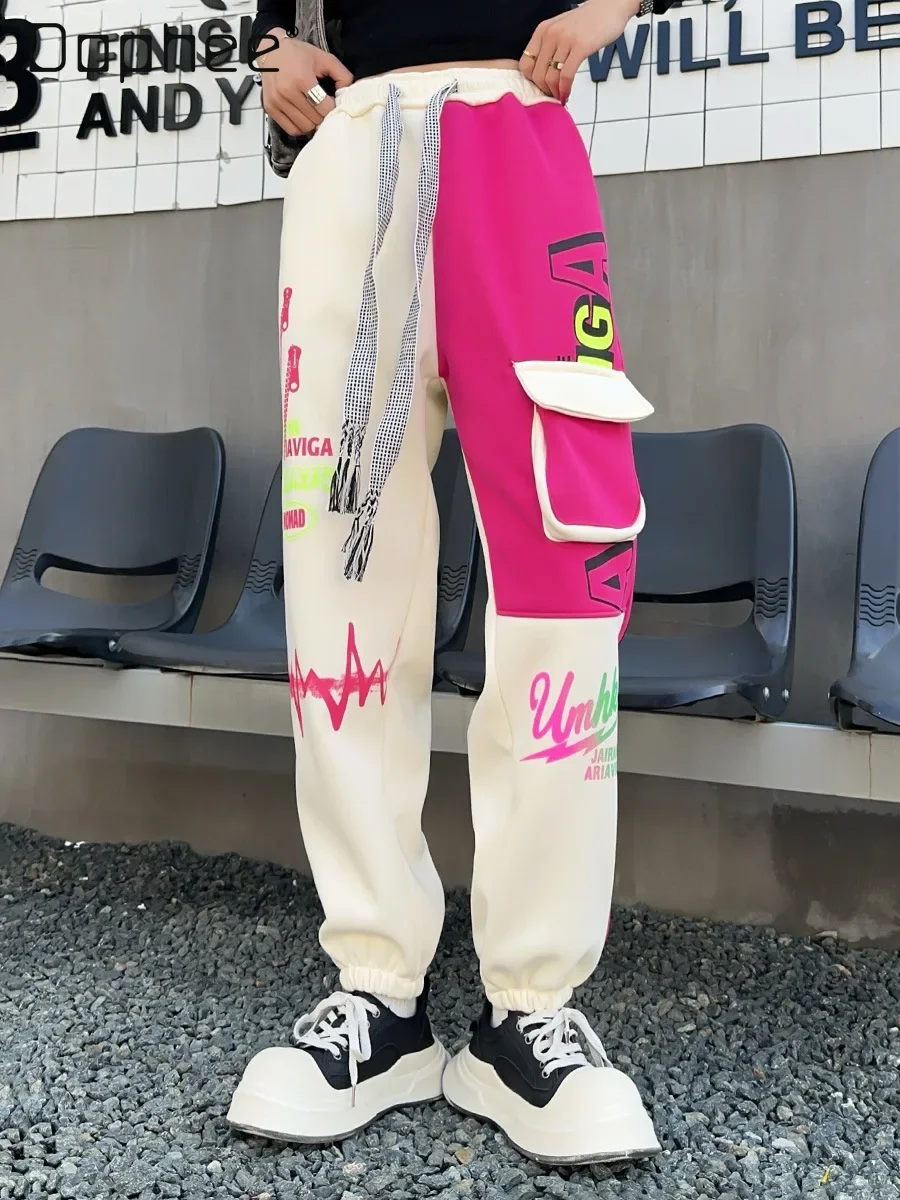 European Goods Loose Sports Casual Pants Autumn and Winter 2024 Fashion Contrasting Color Street Fleece Sweatpants Women
European Goods Loose Sports Casual Pants Autumn and Winter 2024 Fashion Contrasting Color Street Fleece Sweatpants Women