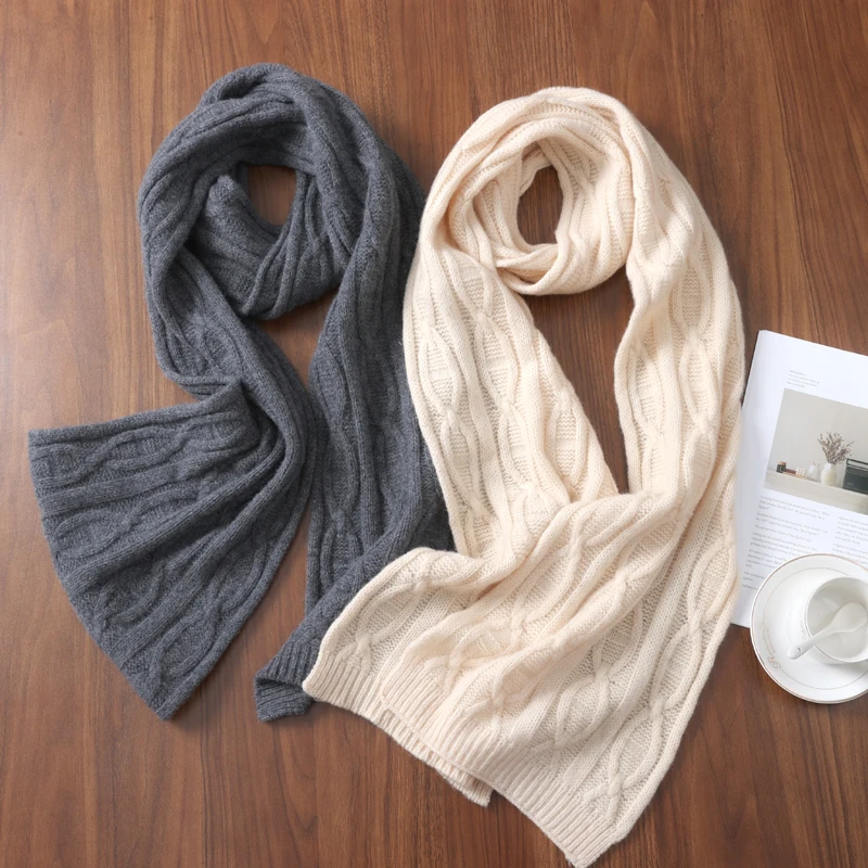 Unisex 100% Wool Knitted Long Scarf for Women Men Winter Warm Wollen Long Pashmina Spft Thick Neck Warmer
Unisex 100% Wool Knitted Long Scarf for Women Men Winter Warm Wollen Long Pashmina Spft Thick Neck Warmer