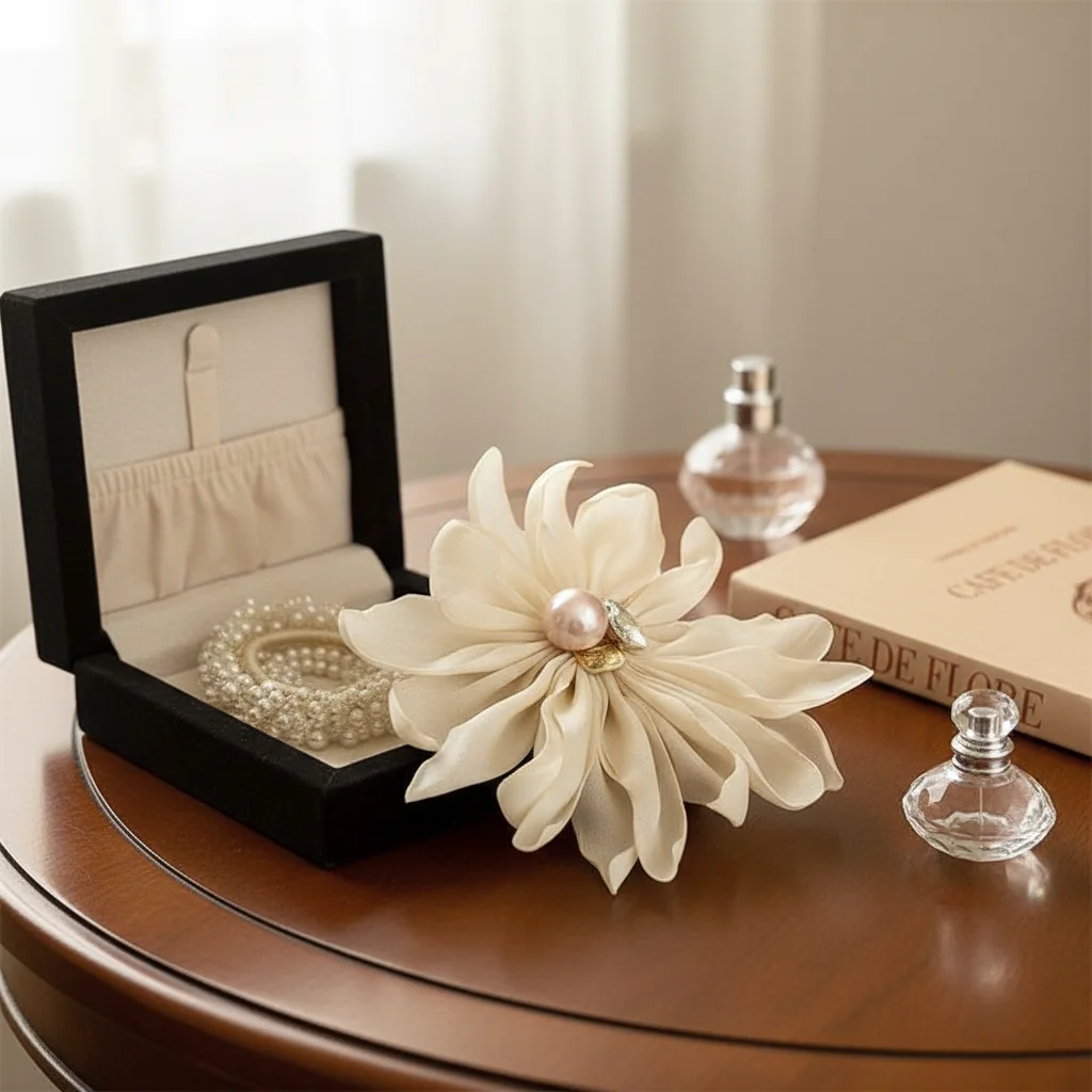 Flower Hair Tie with Pearl Decor for Women Elegant Design Suitable for Multiple Occasions
Flower Hair Tie with Pearl Decor for Women Elegant Design Suitable for Multiple Occasions