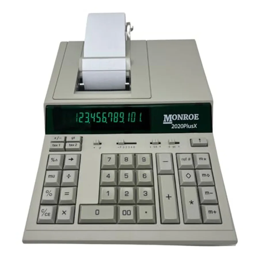 Medium Duty Printing Calculator for Accounting and Purchasing Professionals, ABS plastic, black, fast dual-power printing with
Medium Duty Printing Calculator for Accounting and Purchasing Professionals, ABS plastic, black, fast dual-power printing with